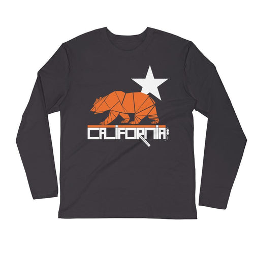 California Geo Bear Long Sleeve Men's T-Shirt T-Shirt 2XL designed by JOOLcity