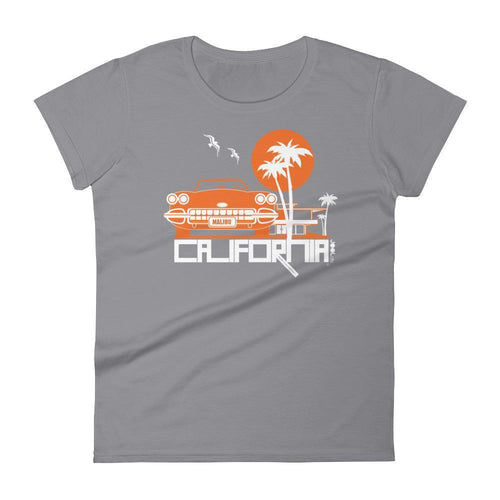 California  Mid-Century Ride Women's Short Sleeve T-Shirt T-Shirt Storm Grey / 2XL designed by JOOLcity
