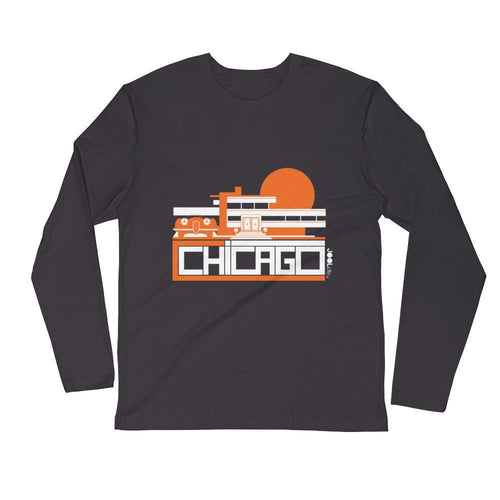 Chicago Mod Prairie Long Sleeve Men's T-Shirt T-Shirt 2XL designed by JOOLcity