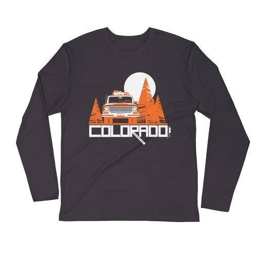 Colorado Wagon Wheel Long Sleeve Men's T-Shirt  2XL designed by JOOLcity
