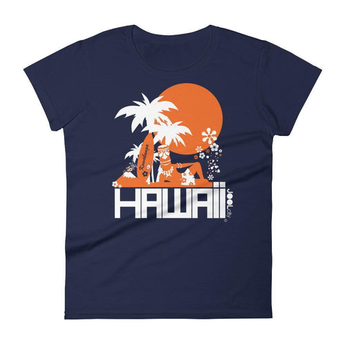 Hawaii  Apres Surf  Women's   Short Sleeve T-Shirt T-Shirt Navy / 2XL designed by JOOLcity