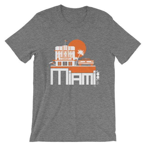 Miami Deco Ride Short-Sleeve Men's  T-Shirt T-Shirt Deep Heather / 2XL designed by JOOLcity