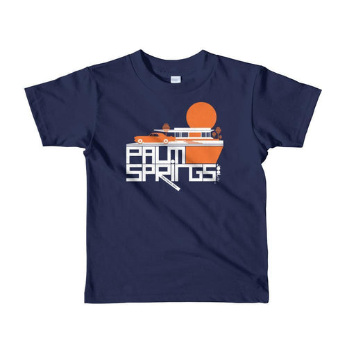Palm Springs Cool Continental Toddler Short Sleeve T-shirt T-Shirt Navy / 6yrs designed by JOOLcity