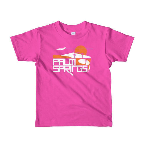 Palm Springs Country Club Toddler Short Sleeve T-shirt T-Shirt Fuchsia / 6yrs designed by JOOLcity