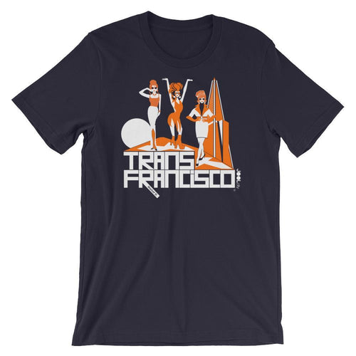 San Francisco Trans Town Short-Sleeve Men's T-Shirt T-Shirt Navy / 2XL designed by JOOLcity