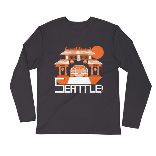 Seattle Chinatown Rolls Long Sleeve Men's T-Shirt T-Shirt 2XL designed by JOOLcity