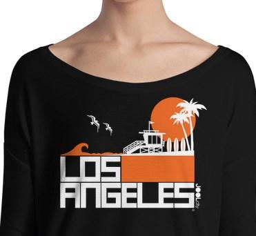 Los Angeles Lifeguard Love Ladies' Long Sleeve Tee