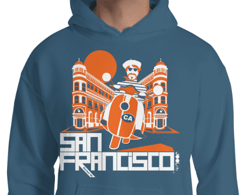 San Francisco Buddy Beatnik Hooded Sweatshirt