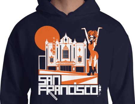 San Francisco Castro Diva Hooded Sweatshirt
