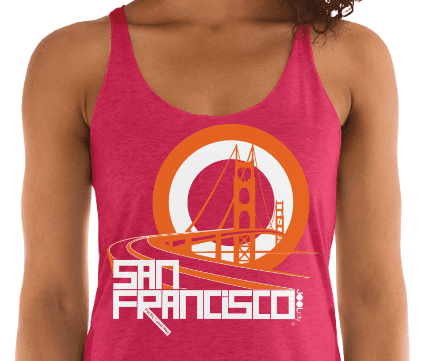 San Francisco Golden Gate Groove Women's Racerback Tank