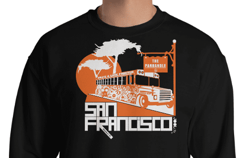 San Francisco Blissful Bus Sweatshirt