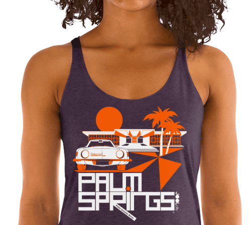 Palm Springs Swank City Women's Racerback Tank