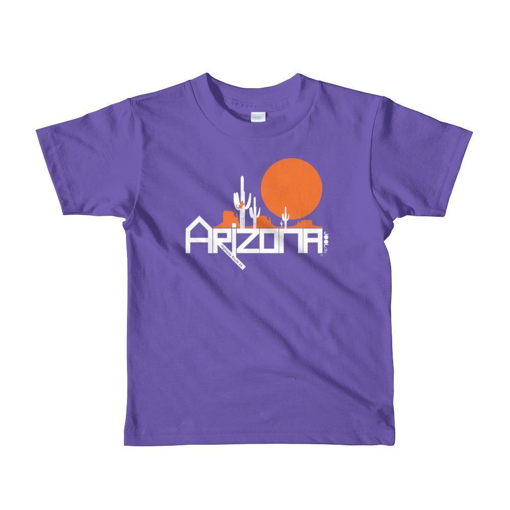 Arizona Cactus Crawlers Short Sleeve Toddler T-Shirt T-Shirts Purple / 6yrs designed by JOOLcity