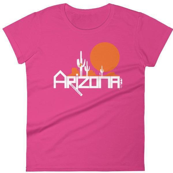Arizona Cactus Crawlers Women's Short Sleeve T-shirt T-Shirts Hot Pink / 2XL designed by JOOLcity