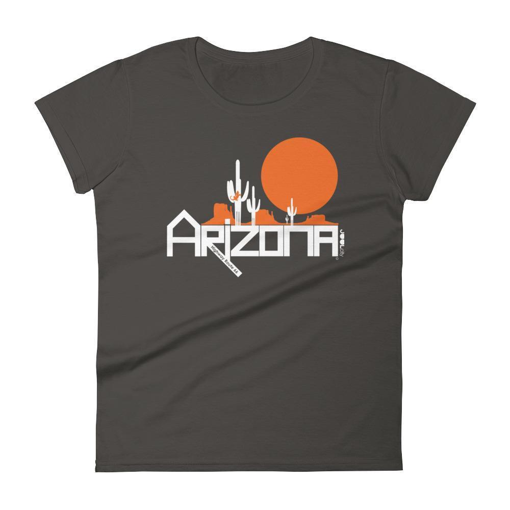 Arizona Cactus Crawlers Women's Short Sleeve T-shirt T-Shirts Smoke / 2XL designed by JOOLcity