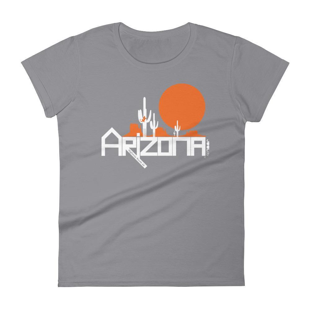 Arizona Cactus Crawlers Women's Short Sleeve T-shirt T-Shirts Storm Grey / 2XL designed by JOOLcity