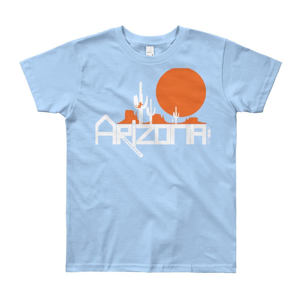 Arizona Cactus Crawlers Youth Short Sleeve T-Shirt T-Shirts Baby Blue / 12yrs designed by JOOLcity