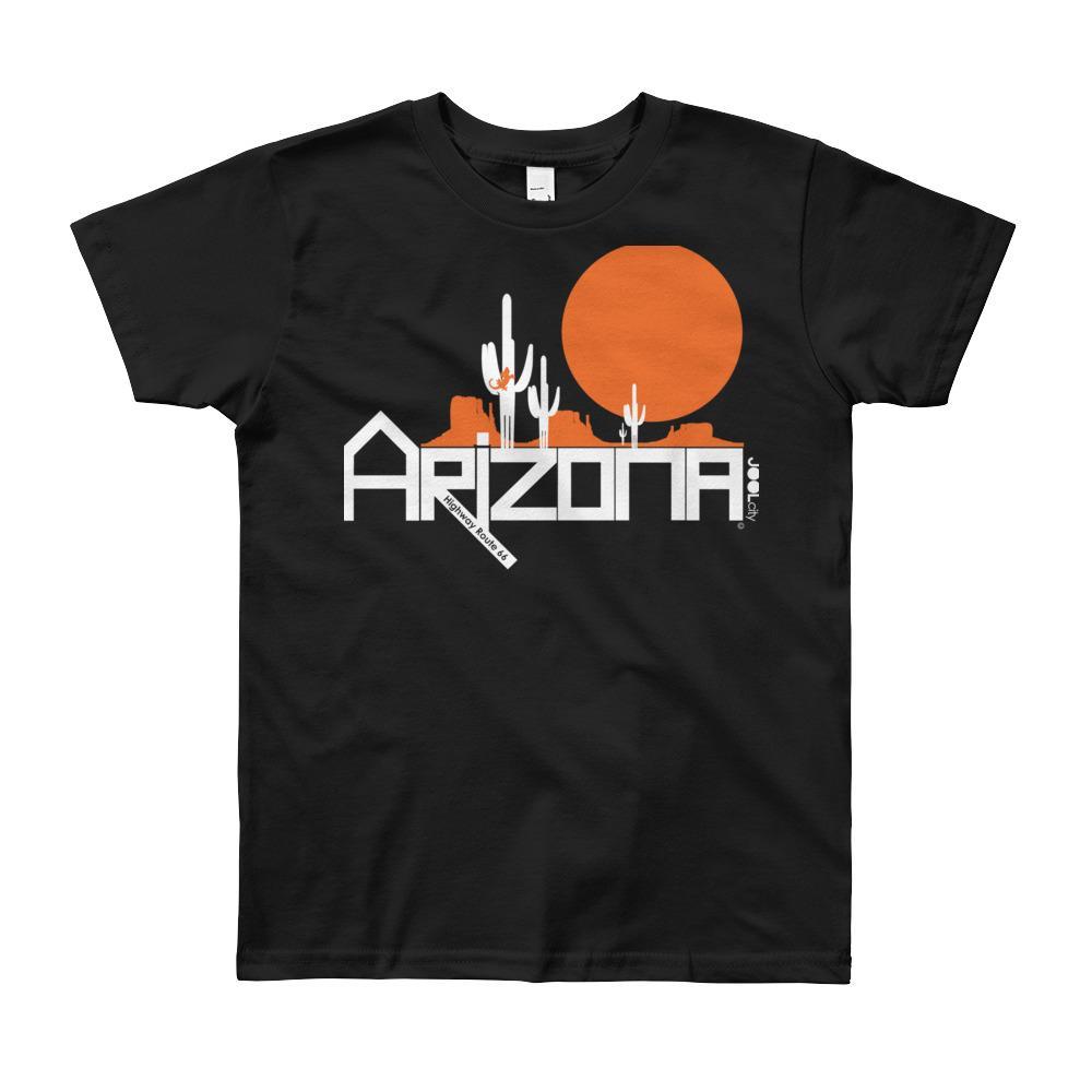 Arizona Cactus Crawlers Youth Short Sleeve T-Shirt T-Shirts Black / 12yrs designed by JOOLcity