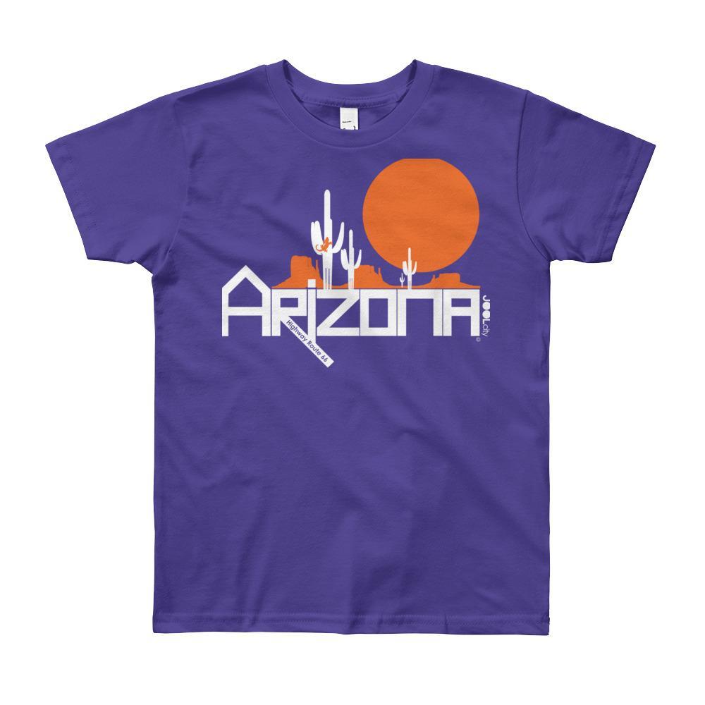 Arizona Cactus Crawlers Youth Short Sleeve T-Shirt T-Shirts Purple / 12yrs designed by JOOLcity