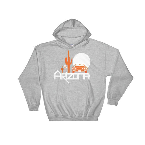 Arizona Cactus Cruise Hooded Sweatshirt Hoodies Sport Grey / 2XL designed by JOOLcity