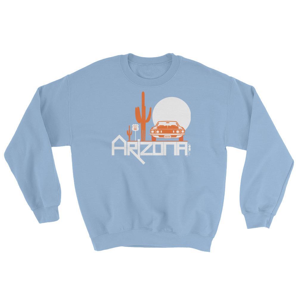 Arizona Cactus Cruise Sweatshirt Sweatshirts Light Blue / 2XL designed by JOOLcity