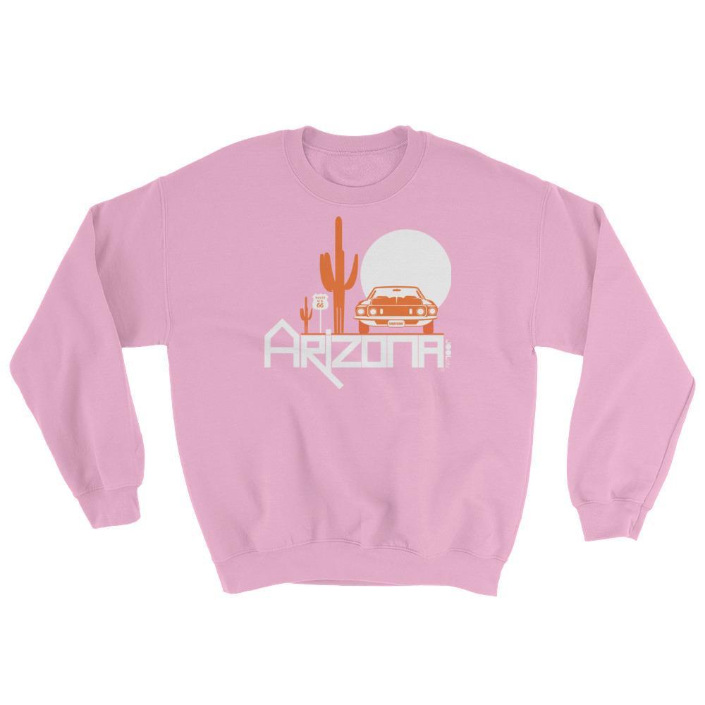 Arizona Cactus Cruise Sweatshirt Sweatshirts Light Pink / 2XL designed by JOOLcity