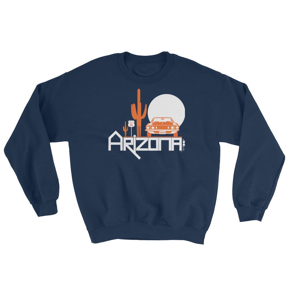 Arizona Cactus Cruise Sweatshirt Sweatshirts Navy / 2XL designed by JOOLcity