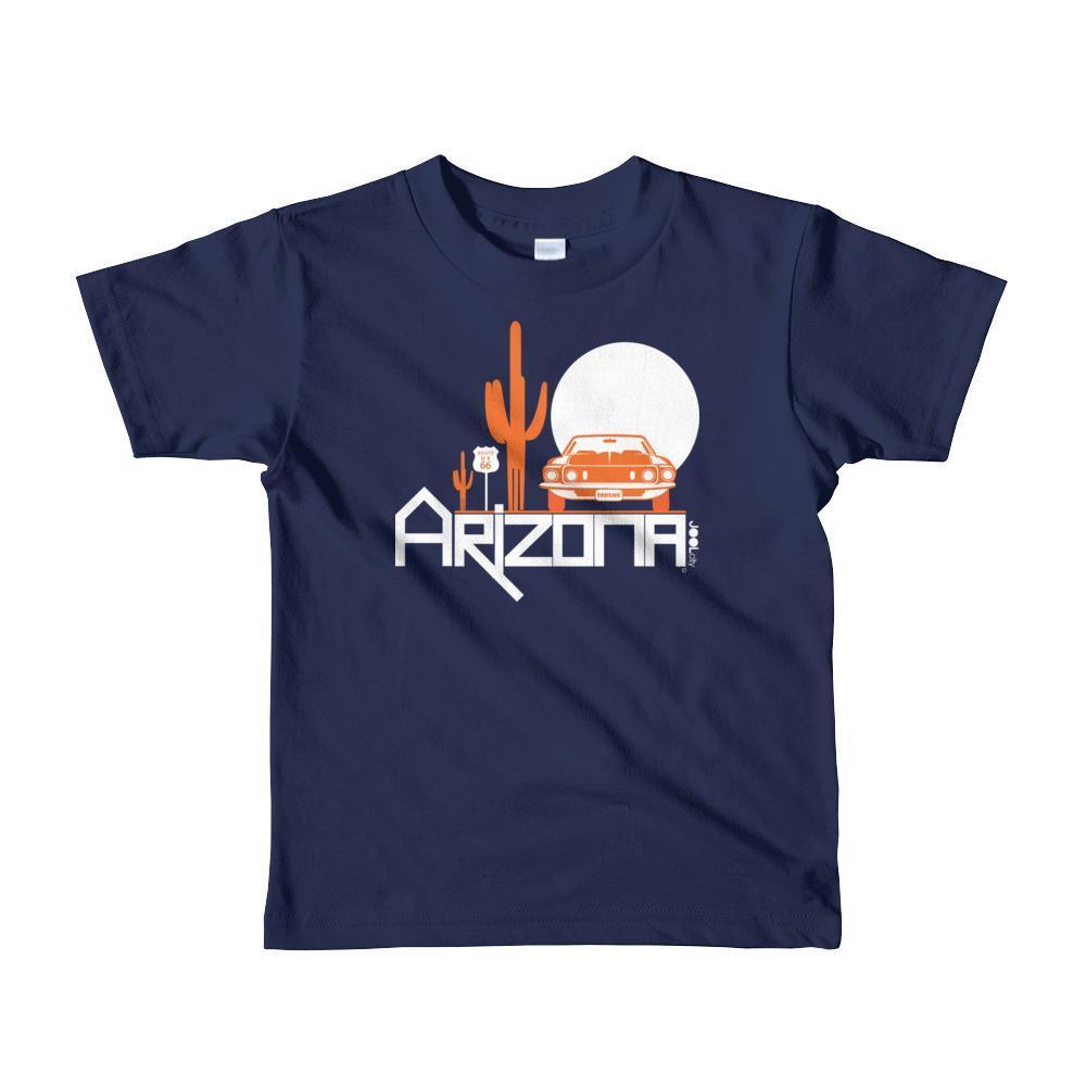 Arizona Cactus Cruise Toddler Short Sleeve T-shirt T-Shirts Navy / 6yrs designed by JOOLcity