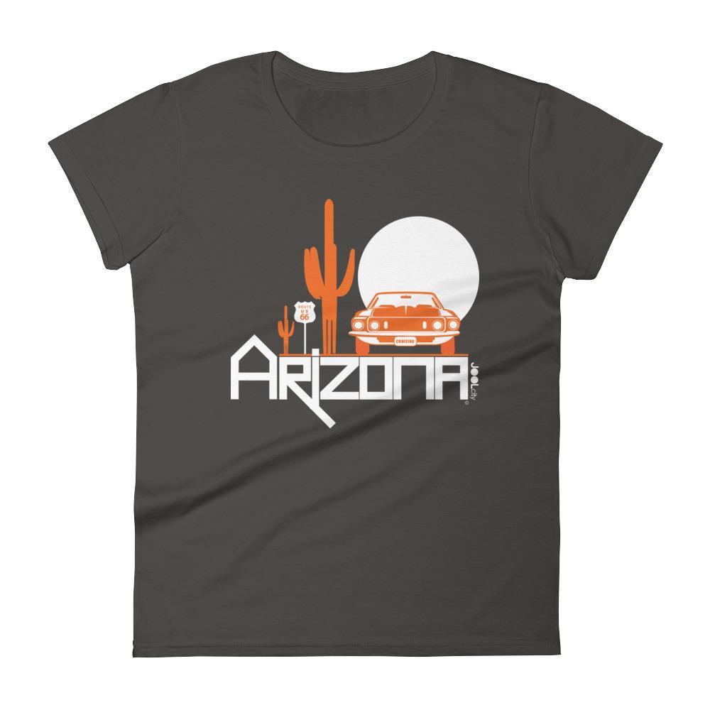 Arizona Cactus Cruise Women's Short Sleeve T-shirt T-Shirts Smoke / 2XL designed by JOOLcity