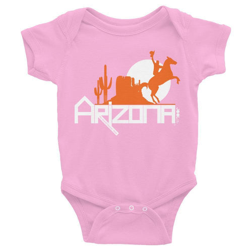 Arizona Cowboy Canyon Baby Onesie Onesies Pink / 24M designed by JOOLcity