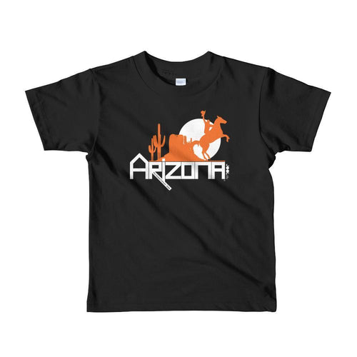Arizona Cowboy Canyon Toddler Short Sleeve T-shirt T-Shirts Black / 6yrs designed by JOOLcity