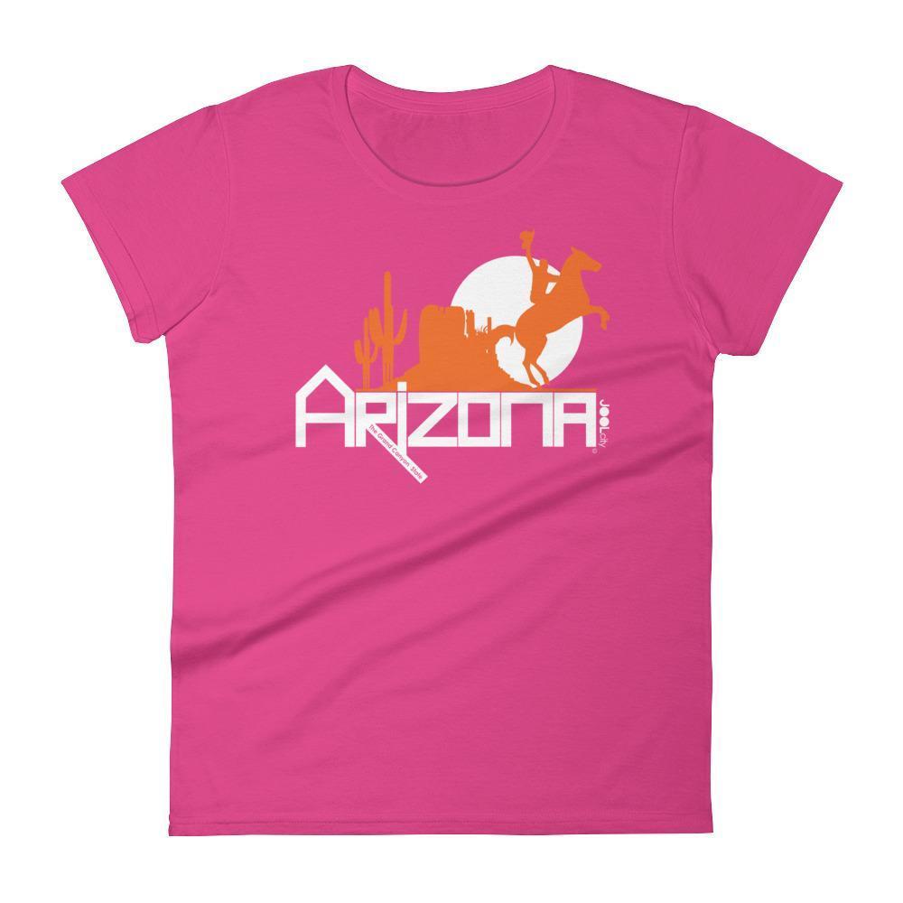 Arizona Cowboy Canyon Women's Short Sleeve T-shirt T-Shirts Hot Pink / 2XL designed by JOOLcity