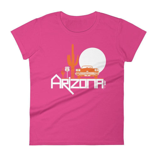 Arizona Desert Ride Women's Short Sleeve T-shirt T-Shirt Hot Pink / 2XL designed by JOOLcity