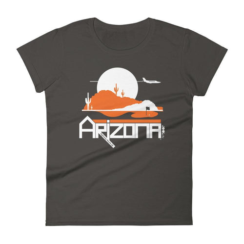 Arizona Tee High Women's Short Sleeve T-shirt T-Shirt Smoke / 2XL designed by JOOLcity