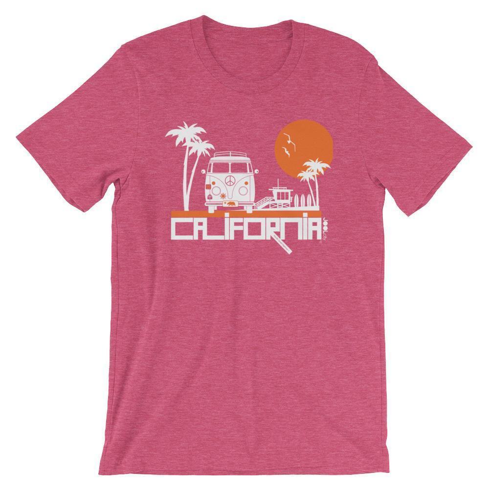 California  Beach Peace  Short-Sleeve Men's T-Shirt T-Shirt  designed by JOOLcity