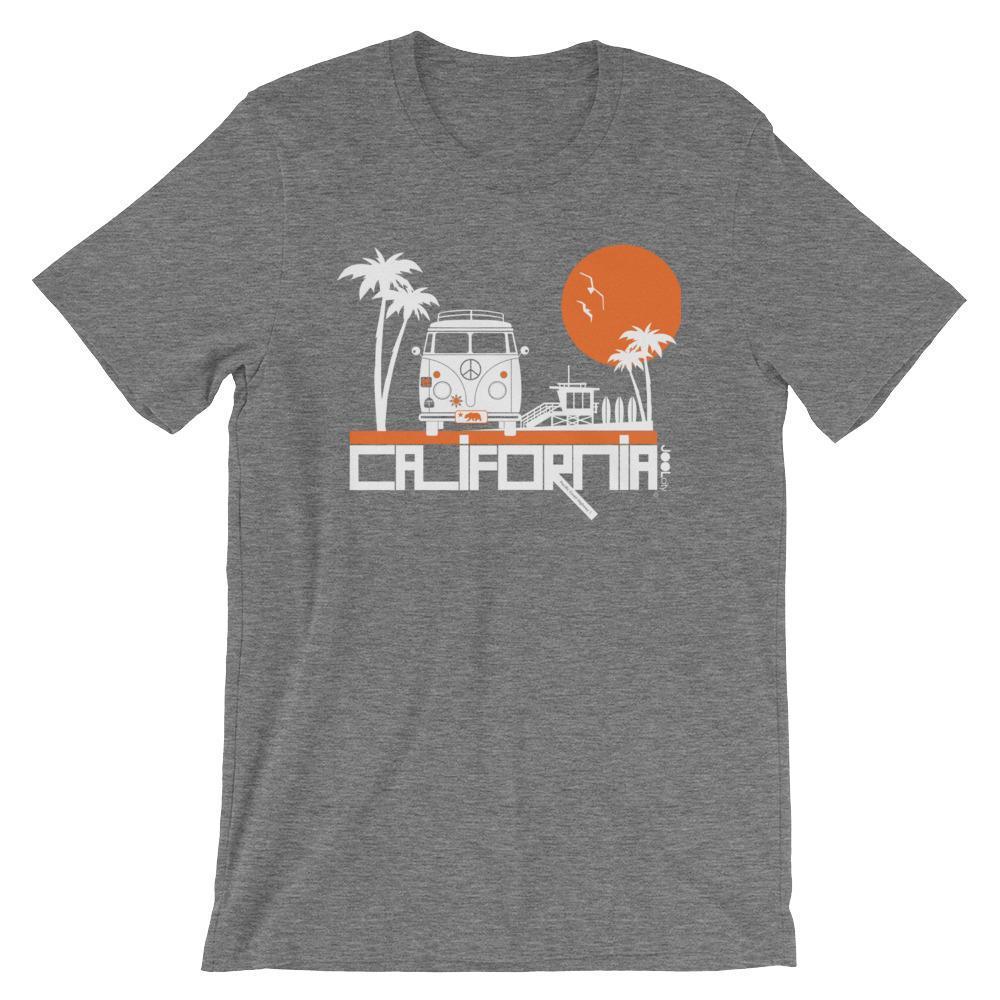 California  Beach Peace  Short-Sleeve Men's T-Shirt T-Shirt Deep Heather / 4XL designed by JOOLcity