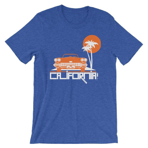 California Cool Cruise Short-Sleeve Men's T-Shirt T-Shirt Heather True Royal / 4XL designed by JOOLcity