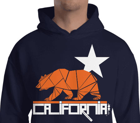 California Geo Bear Hooded Sweatshirt