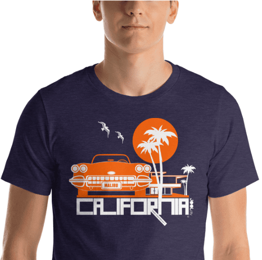California Mid-Century Ride Short-Sleeve Men's T-Shirt T-Shirt  designed by JOOLcity