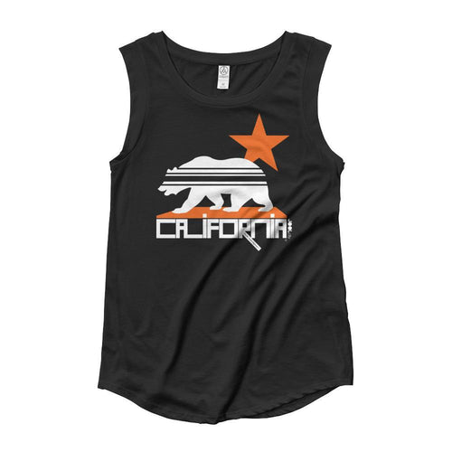 California Stars & Stripes Ladies’ Cap Sleeve Tank-Top