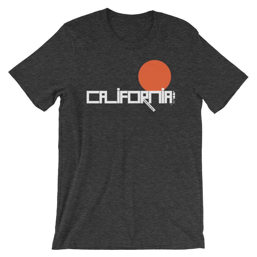 California Sunrise Short-Sleeve Men's T-Shirt T-Shirt Dark Grey Heather / 2XL designed by JOOLcity