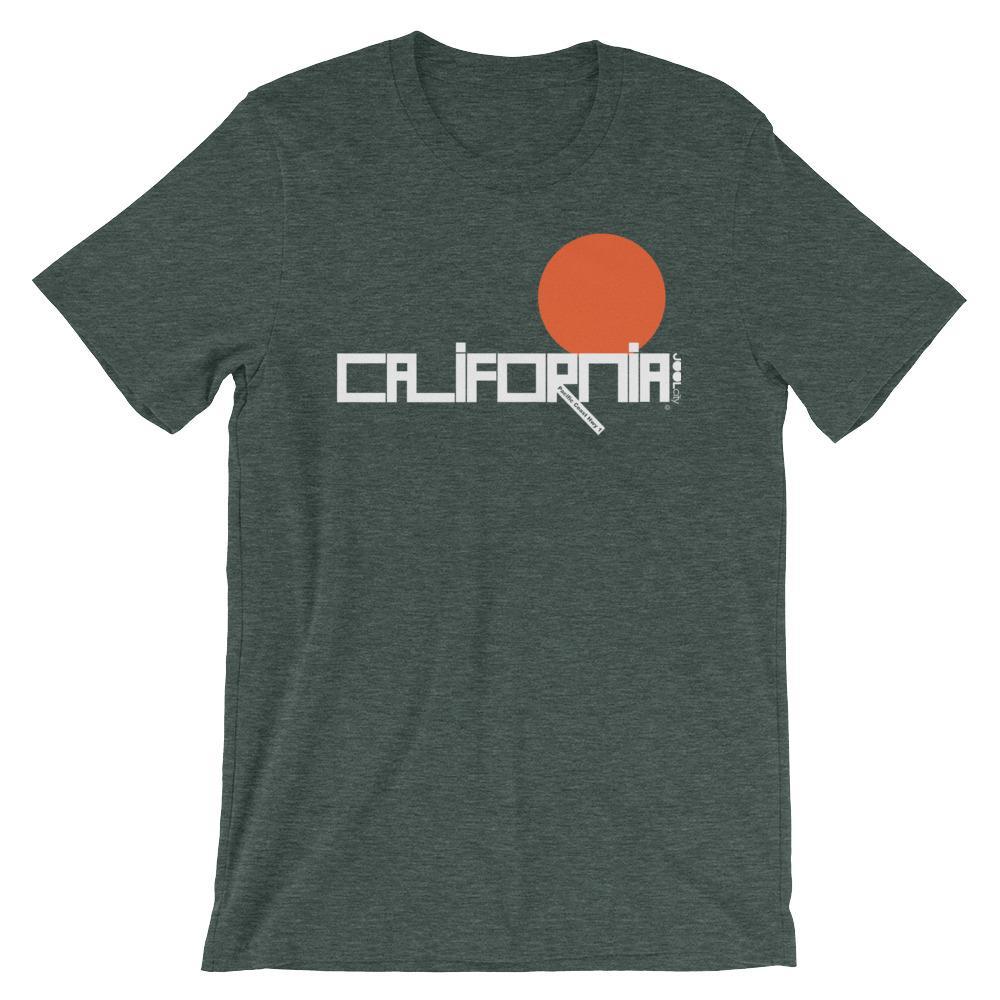California Sunrise Short-Sleeve Men's T-Shirt T-Shirt Heather Forest / 2XL designed by JOOLcity