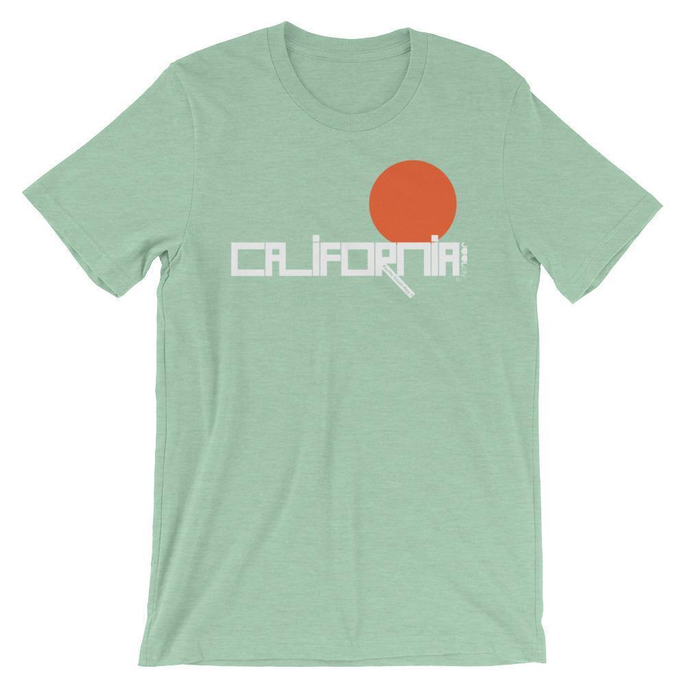 California Sunrise Short-Sleeve Men's T-Shirt T-Shirt Heather Prism Mint / 2XL designed by JOOLcity