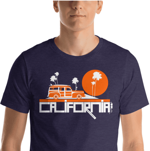 California Woody Wagon Short-Sleeve Men's T-Shirt T-Shirt  designed by JOOLcity