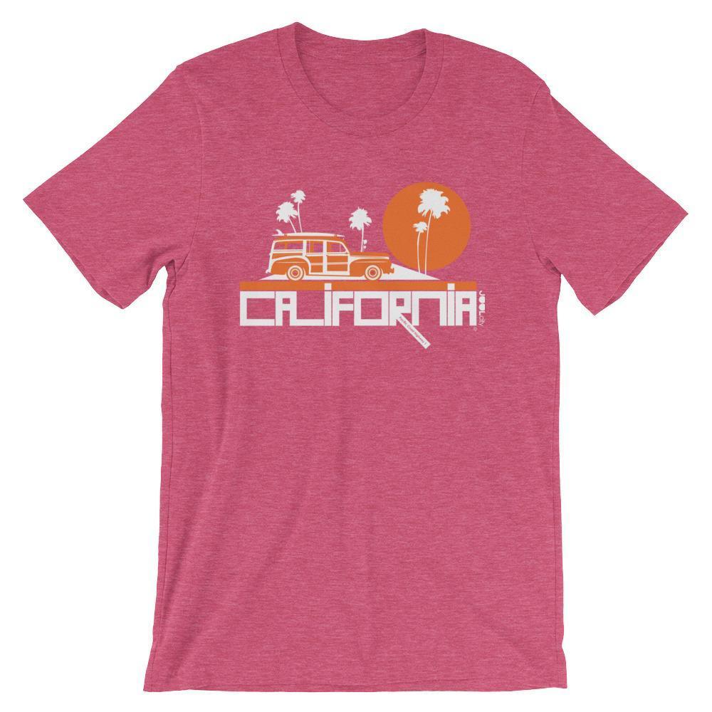 California Woody Wagon Short-Sleeve Men's T-Shirt T-Shirt Heather Raspberry / 4XL designed by JOOLcity