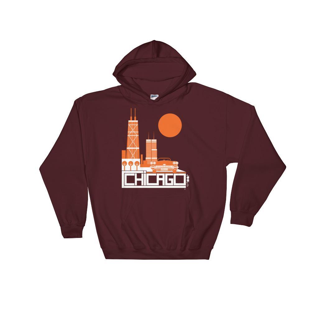 Chicago Downtown Ride Hooded Sweatshirt