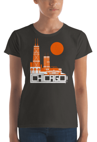 Chicago Downtown Ride Women's Short Sleeve T-shirt T-Shirt  designed by JOOLcity