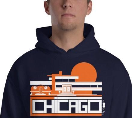 Chicago Mod Prairie Hooded Sweatshirt