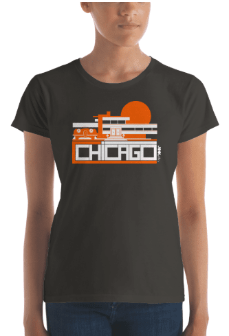 Chicago Mod Prairie Women's Short Sleeve T-shirt T-Shirt  designed by JOOLcity