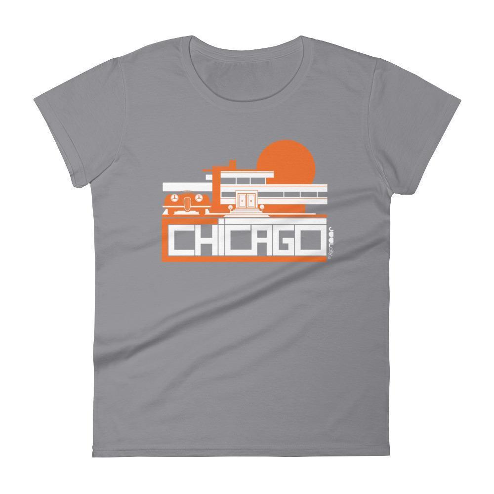 Chicago Mod Prairie Women's Short Sleeve T-shirt T-Shirt Storm Grey / 2XL designed by JOOLcity